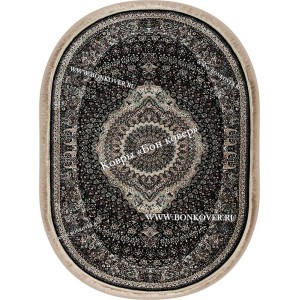 Овальный Ковер с Восточным Узором Медальон Арт 30344